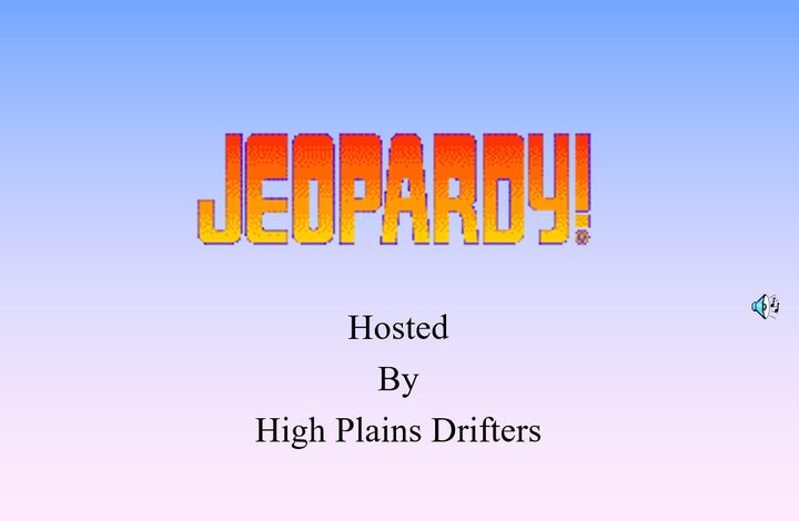 Jeopardy - On-line Trivia get together 3/31 @ 6pm