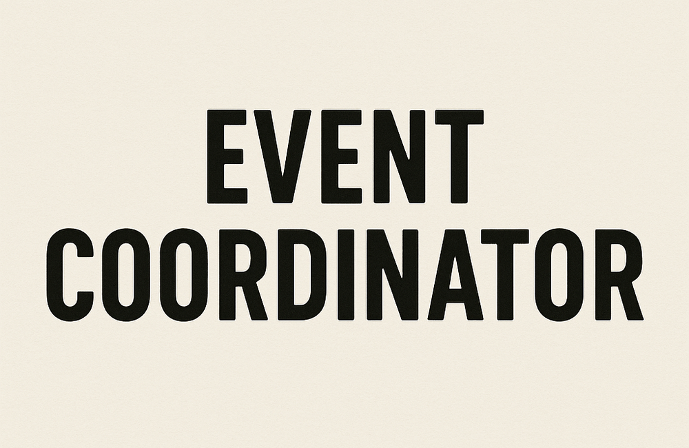 Volunteer as an Event Coordinator