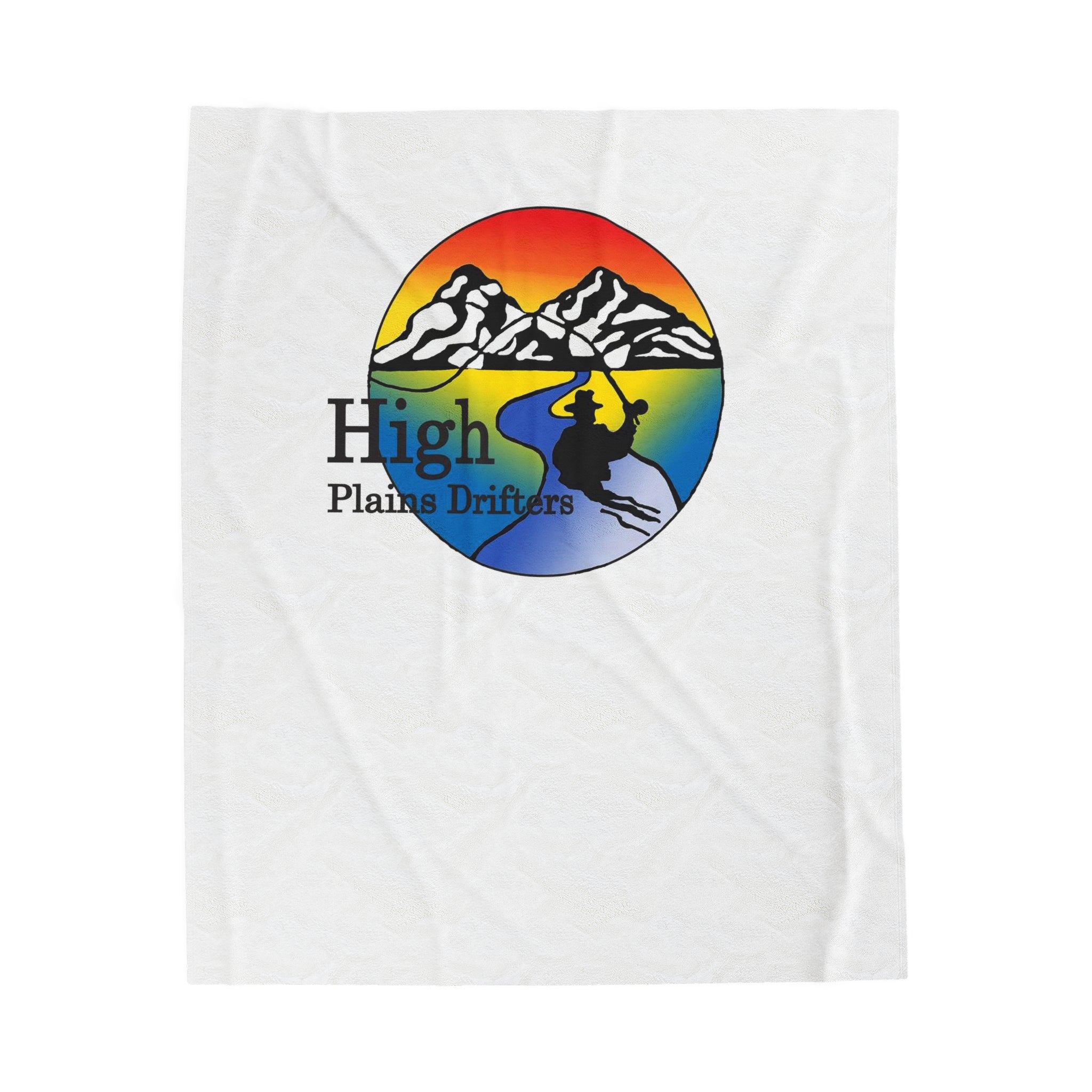 HPD Original Logo - Velveteen Plush Blanket - Free Shipping